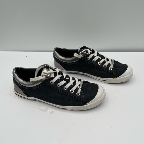 coach francesca sneaker black